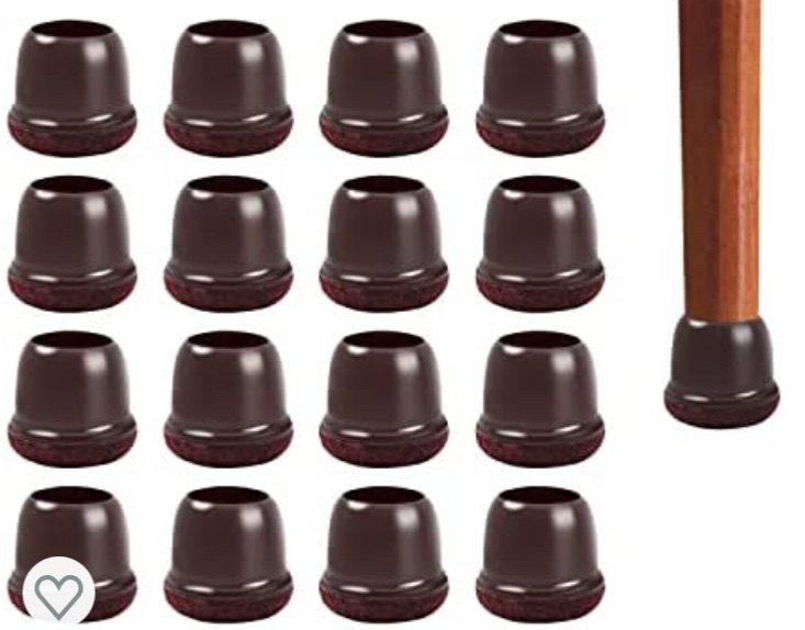 Photo 1 of 16Pcs Chair Leg Floor Protectors Silicone Chair Leg Caps Covers Sliders for Hardwood Floors Chairs Furniture Leg Feet Cups to Scratches and Reduce Noise(Round,Fit: 1.1" - 1.4")