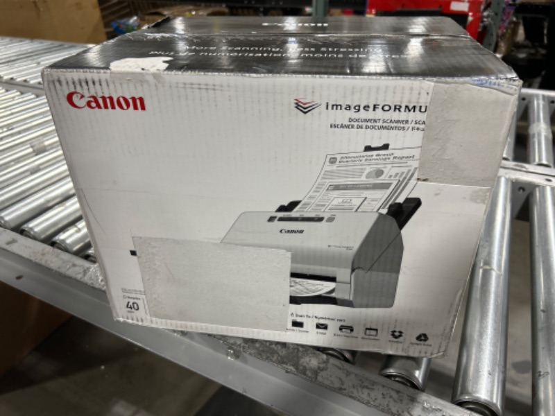 Photo 7 of Canon imageFORMULA R40 Office Document Scanner For PC and Mac, Color Duplex Scanning, Easy Setup For Office Or Home Use, Includes Scanning Software R40 Document Scanner