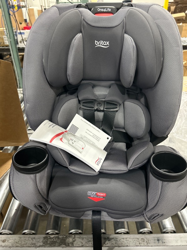 Photo 2 of Britax One4Life ClickTight All-in-One Car Seat – 10 Years of Use – Infant, Convertible, Booster – 5 to 120 pounds - SafeWash Fabric, Drift Drift [New Version]