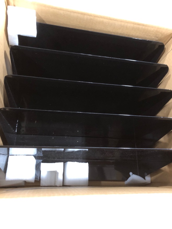 Photo 2 of Amazon Basics 5 Tier Metal Office Document Organizer Tray, 15" x 9" x 13"
