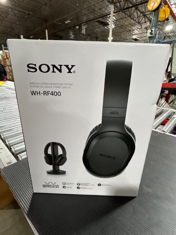 Photo 5 of Sony RF400 Wireless Home Theater Headphones for Watching TV (WHRF400)