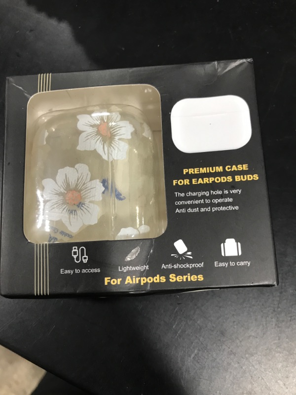 Photo 1 of Floral clear airpod pro case 