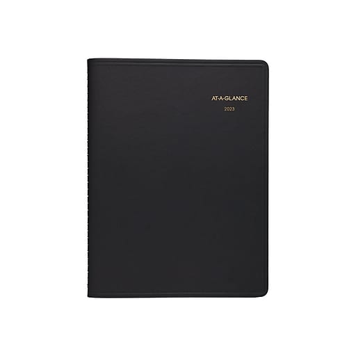 Photo 1 of At-a-GLANCE 2023-2024 Monthly Planner Black Large 9 X 11 - Monthly Planners
