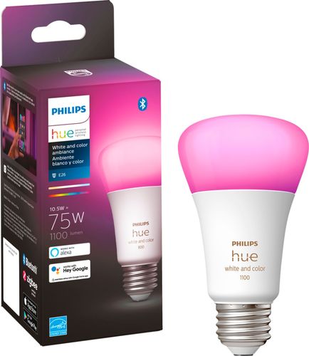 Photo 1 of Philips Hue 1-pack E26 Smart LED Bulbs White