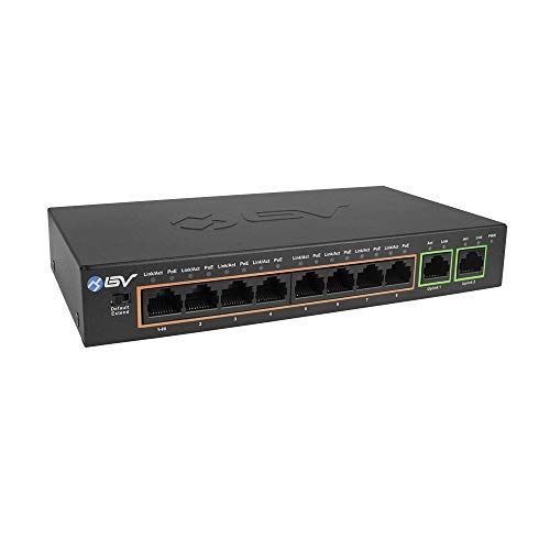 Photo 1 of BV-Tech 10 Port PoE/PoE+ Switch (8 PoE+ Ports | 2 Gigabit Ethernet Uplink) – 96W – 802.3af/at| POE-SW811