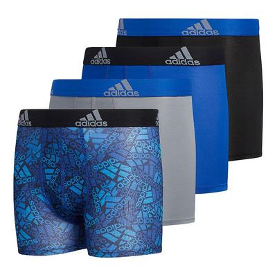 Photo 1 of Adidas Kids Performance Graphic 4-Pack Boxer Brief (Big Kids)
