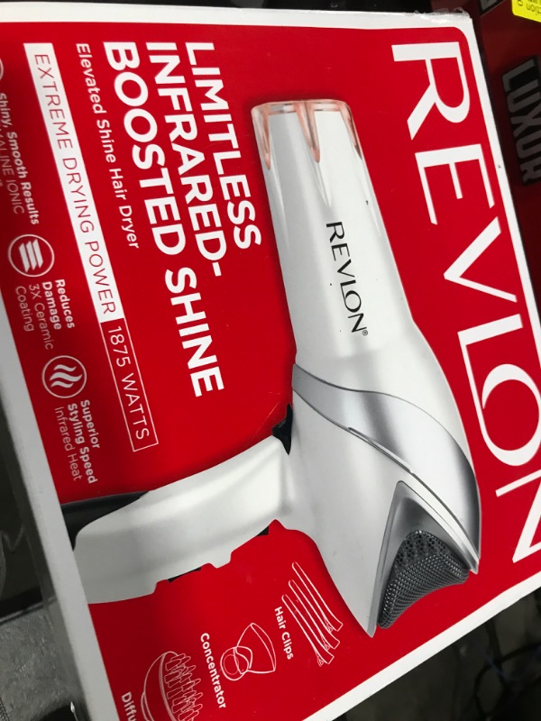 Photo 1 of Revlon Infrared Heat Hair Dryer for Fast Drying and Elevated Shine
