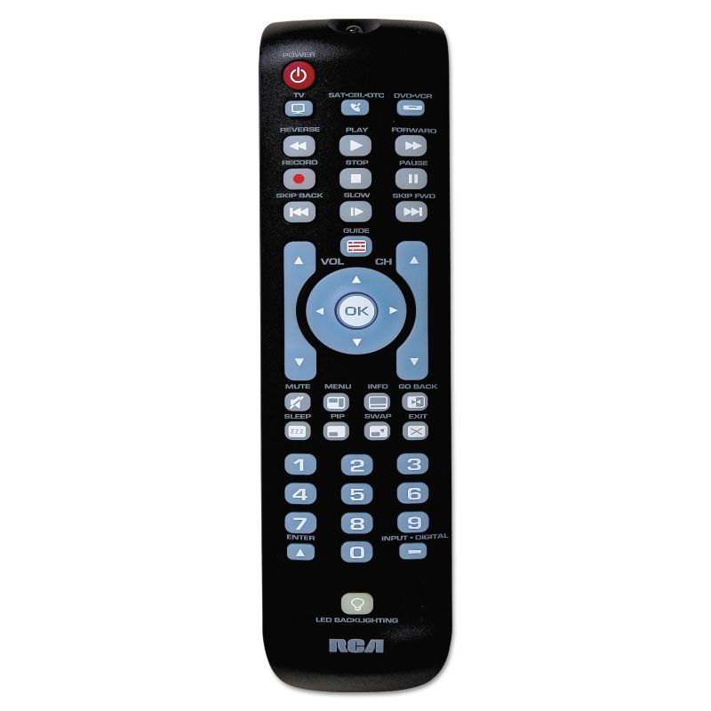 Photo 1 of Rca Rcrh03be 3-device Backlit Universal Remote
