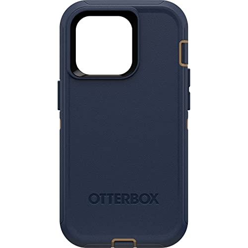 Photo 1 of OtterBox DEFENDER SERIES SCREENLESS EDITION for iPhone 14 Pro (ONLY) - BLUE SUEDE SHOES (Blue)
