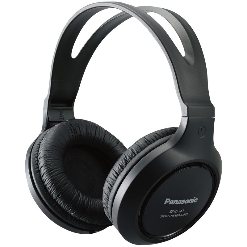 Photo 1 of Panasonic Noise-Canceling Over-Ear Headphones Black RP-HT161-K
