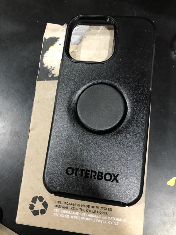 Photo 2 of OtterBox OTTER + POP SYMMETRY SERIES for iPhone 14 Pro Max (ONLY) - BLACK
