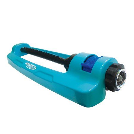 Photo 1 of Aqua Joe Indestructible Metal Base Oscillating Sprinkler with Adjustable Spray
