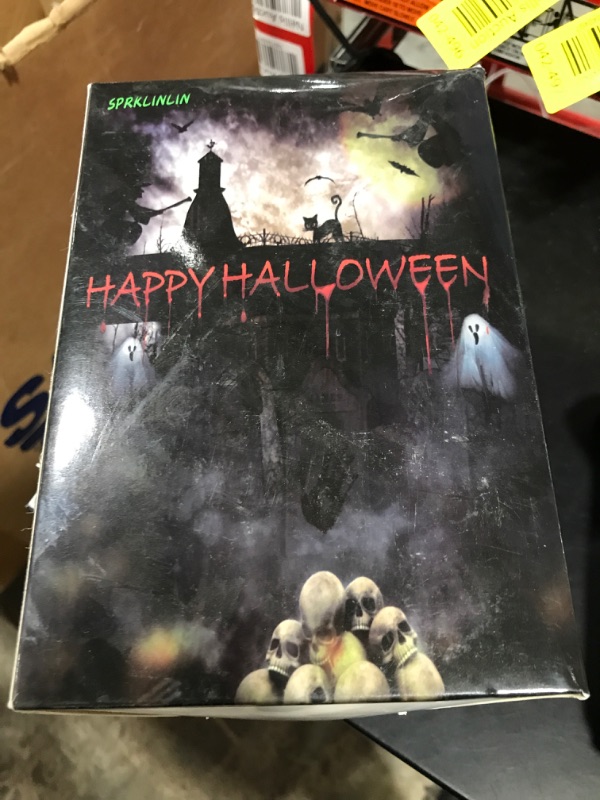 Photo 1 of Halloween Skeleton Skull String Lights, Halloween Decoration Spooky Lights with 30 LEDs?Waterproof 8 Modes Twinkle Lights?Halloween Indoor/Outdoor Party, Yard, Haunted House Decorations?Multi
