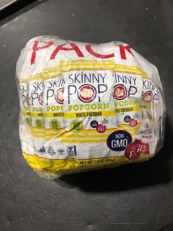 Photo 1 of  3.9 Oz Cheddar Popcorn, White - 6 Count PACK OF 2
EXPIRED EXP: 12/19/2022