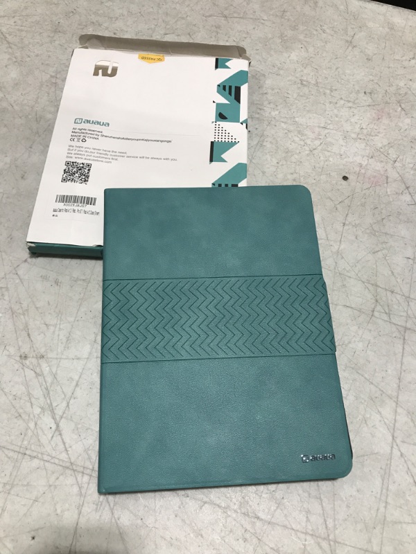 Photo 2 of auaua Case for ipad 9.7 6th/5th Generation, iPad Air 2/iPad Pro 9.7 with Pencil Holder Auto Sleep/Wake Vegan Leather(Green)