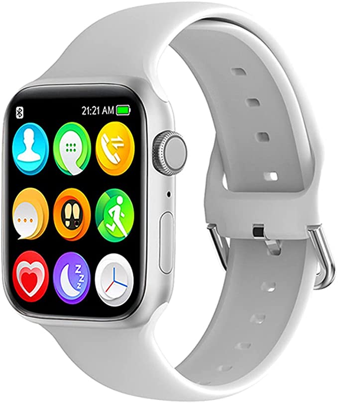 Photo 1 of Smart Watch for Android iOS- 1.75 Inch Touchscreen Fitness Tracker Bluetooth Smartwatch with Call/SMS/Heart Rate/Pedometer for Men Women Kids (White)