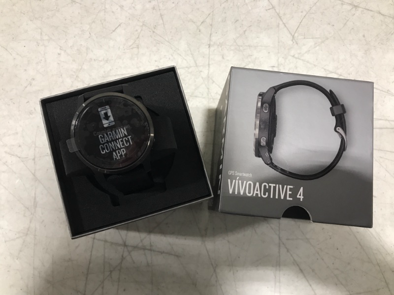 Photo 3 of Garmin Vivoactive 4, GPS Smartwatch, Features Music, Body Energy Monitoring, Animated Workouts, Pulse Ox Sensors and More, Black
