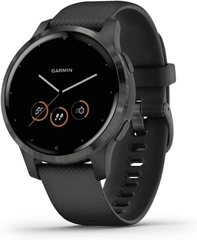 Photo 1 of Garmin Vivoactive 4, GPS Smartwatch, Features Music, Body Energy Monitoring, Animated Workouts, Pulse Ox Sensors and More, Black
