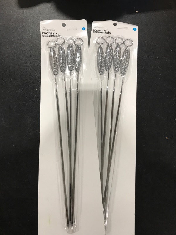 Photo 2 of 4pk Metal Meat Skewers - Room Essentials
2 PACKS