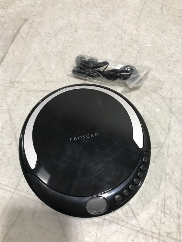 Photo 2 of Proscan Personal CD Player, Black, PCD300