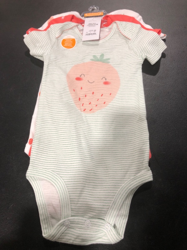 Photo 2 of Baby Girls' 3pk Strawberry Bodysuit - Just One You® Made by Carter's SIZE - 18M 