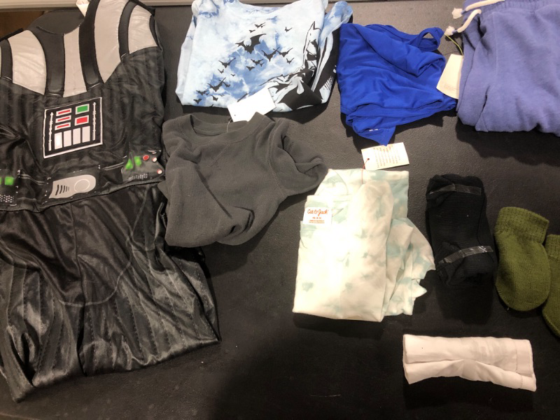 Photo 1 of BAG LOT!! MISC CLOTHING ITEMS & ACCESSORIES(17PCS) -- MISSING PCS TO SOME ITEMS -- SIZES VARY 