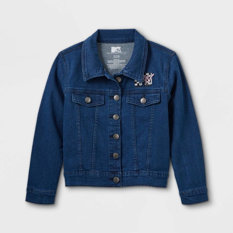 Photo 1 of Girls' MTV Denim Jacket - Blue
SIZE XL 14/16