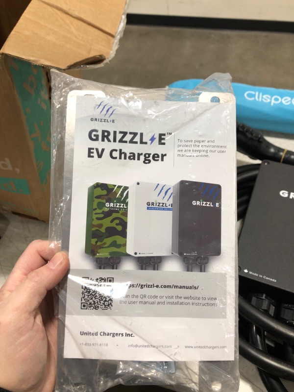 Photo 5 of Grizzl-E Level 2 EV Charger, 16/24/32/40 Amp, NEMA 14-50 Plug/06-50 Plug, 24 feet Premium Cable, Indoor/Outdoor Car Charging Station, Classic/Avalanche/Extreme (Classic 14-24-PB)… NEMA 14-50 Black