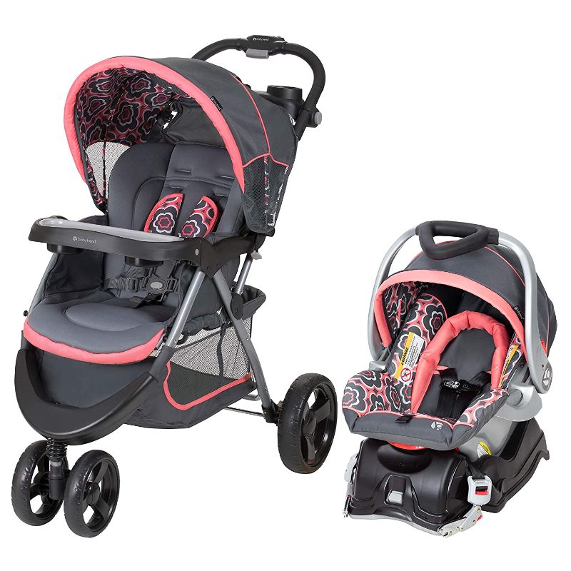 Photo 1 of Baby Trend Nexton Travel System, Coral Floral CARSEAT AND STROLLER COMBO
