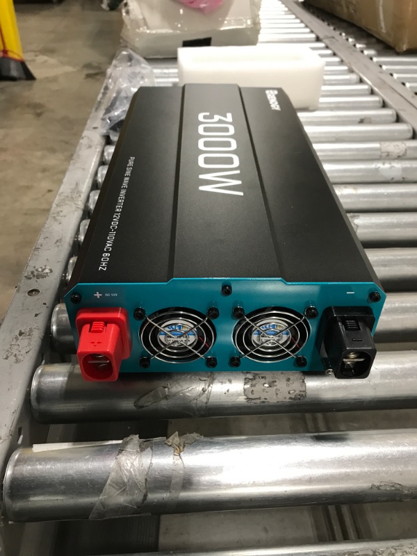 Photo 1 of Renogy 3000W Pure Sine Wave Inverter 12V DC to 120V AC Converter, High-Efficiency Module PV Power Charger, Compact Design Converter