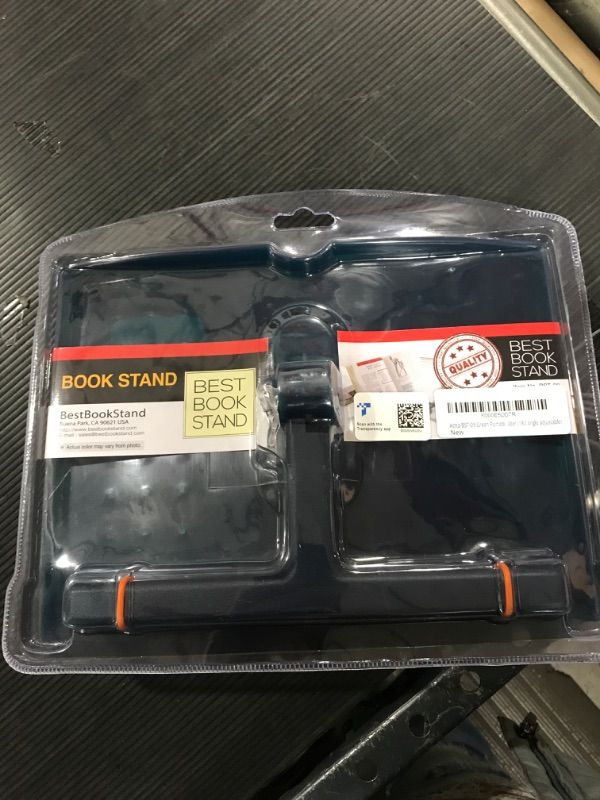 Photo 1 of Actto BST-09 Green Portable Reading Stand/Book Stand Document Holder (180 Angle Adjustable)
