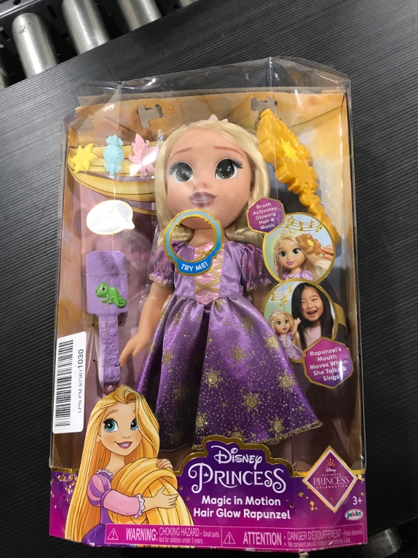 Photo 2 of Disney Princess Rapunzel Singing Doll with Glowing Hair & Music! Her Lips Move as She Sings and Talks - Over 15 Phrases!