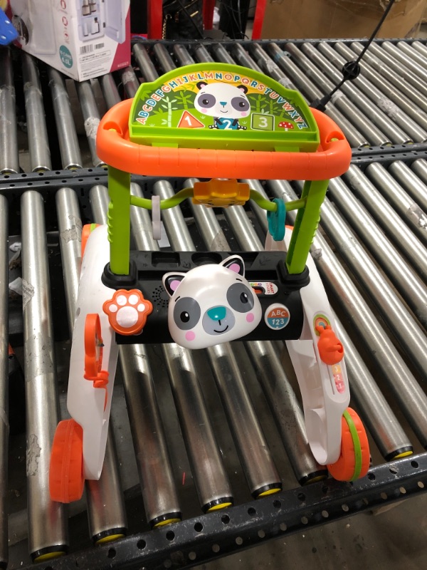 Photo 1 of Fisher-Price 2-Sided Steady Speed Panda Walker & Laugh & Learn Pull & Play Learning Wagon, 