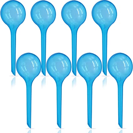 Photo 1 of 8 Pcs Plastic Self-Watering Globes,Plant Watering Bulbs,Automatic Self-Watering Device Globes Tools for Plant Indoor Outdoor,Garden
