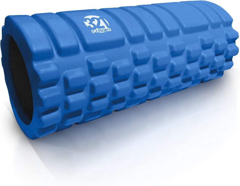 Photo 1 of 321 STRONG Foam Roller - Medium Density Deep Tissue Massager for Muscle Massage and Myofascial Trigger Point Release, with 4K eBook
