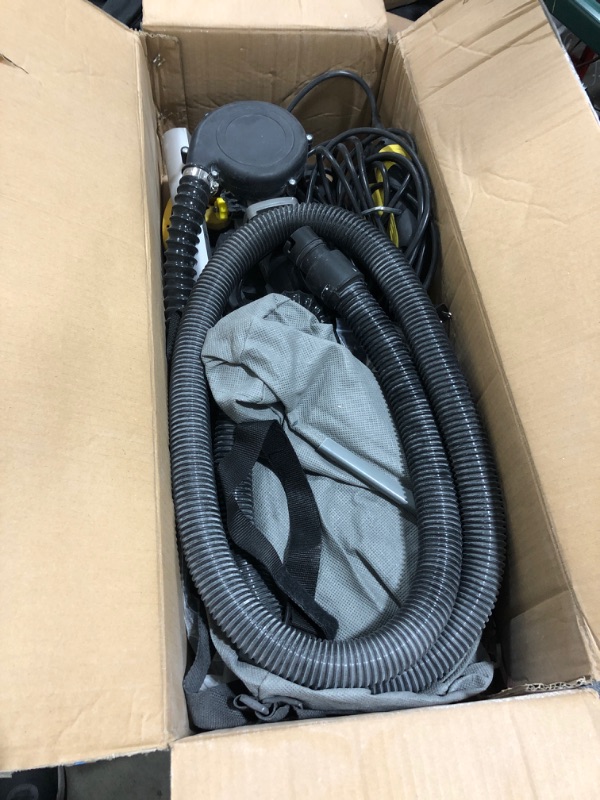 Photo 1 of CUBEWAY Drywall Sander with Vacuum Attachment, Innovative Fixture for Ceiling Sander, Electric Drywall Sander with LED Light, Variable Speed and ETL Listed
