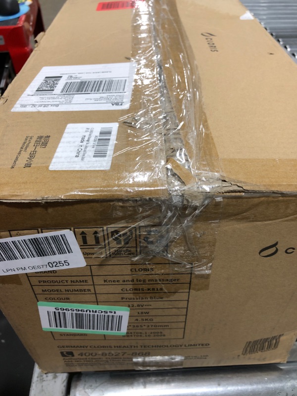 Photo 1 of CLORIS Foot Massager Machine Shiatsu Leg Massager for Circulation with Heat Function 3D Deep Kneading Knee Calf-Gifts for Mom Dad to Relax and Stress Relief