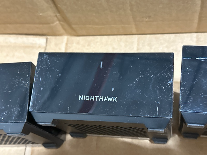 Photo 4 of NETGEAR Nighthawk Tri-band Whole Home Mesh WiFi 6 System (MK83) AX3600 Router with 2 Satellite Extenders, Coverage up to 6,750 sq. ft. and 40+ devices Mesh WiFi 6 (3 Pack)