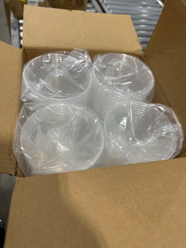 Photo 2 of [260 Pack] 16oz Plastic Cups, Cold Drinking Cups, Clear Disposable Plastic Cups for Parties, Picnic, BBQ, Travel, & Events 16 oz-260ct