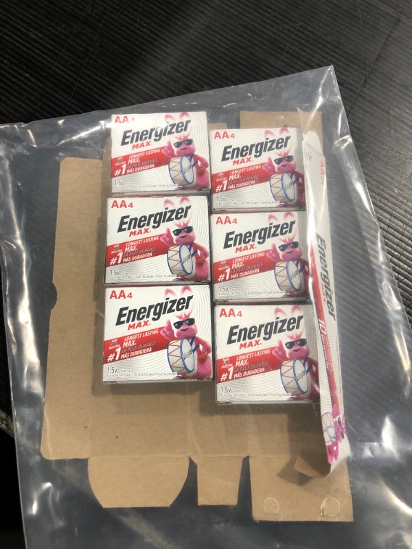 Photo 2 of Energizer AA Batteries, Max Double A Battery Alkaline, 24 Count 24 Count (Pack of 1) AA Batteries