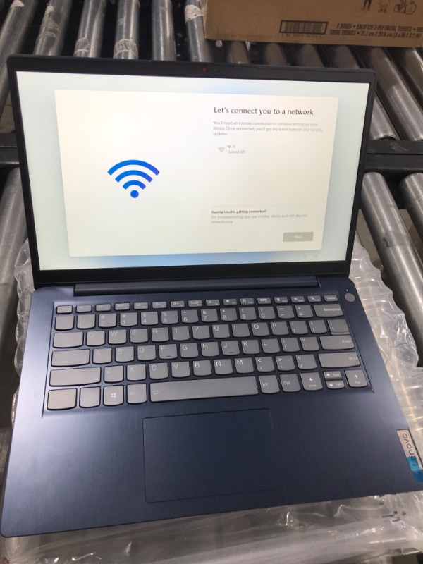 Photo 2 of Lenovo IdeaPad 3 Laptop, 14.0" FHD Display, AMD Ryzen 5 5500U, 8GB DDR4 RAM, 256GB SSD, AMD Radeon 7 Graphics, Webcam, WiFi, HDMI, SD Card Reader, Windows 11 Home, JAWFOAL HDMI Cable