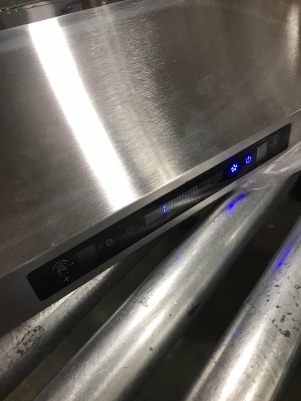 Photo 1 of 30 Inch Under Cabinet Range Hood with 900-CFM, 4 Speed Gesture Sensing&Touch Control Panel, Stainless Steel Kitchen Vent