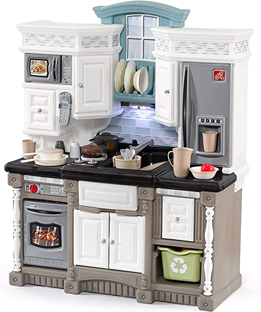 Photo 1 of BOX 2/2 !! Step2 Lifestyle Dream Kitchen Set for Kids – Includes 30+ Toy Kitchen Accessories, Interactive Features for Pretend Play – Indoor/Outdoor Toddler Playset – Dimensions 44.75" H x 35.5" W x 15.5" D
