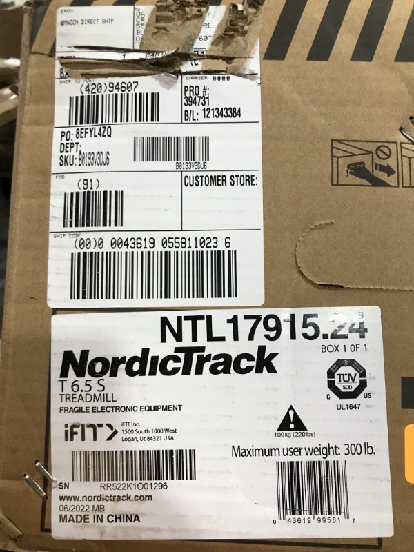 Photo 1 of NordicTrack T Series Treadmills 5 Inches NordicTrack T 6.5 S Treadmill