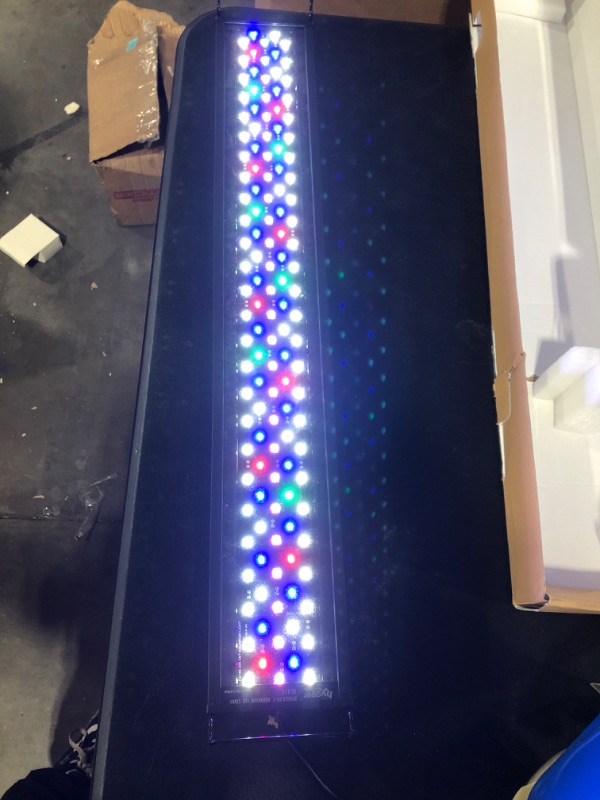 Photo 1 of hygger Advanced Full Spectrum LED Aquarium Light with Timer 24/7 Lighting Cycle, Customize Mode 7 Colors 5 Intensity Planted Tank Light for 29~40 Gallon Fish Tank 