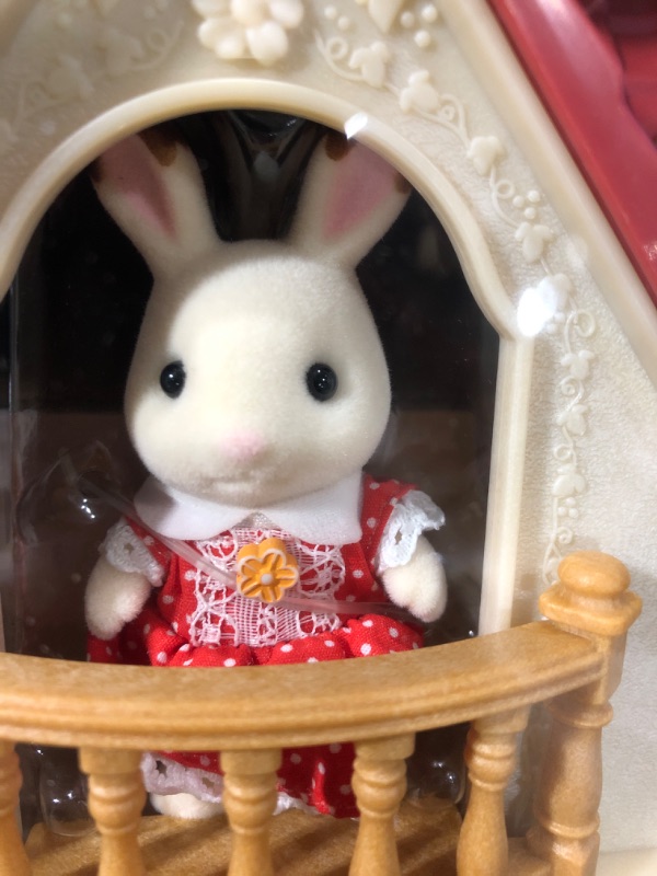 Photo 3 of Calico Critters Red Roof Cozy Cottage, Dollhouse Playset with Figure, Furniture and Accessories