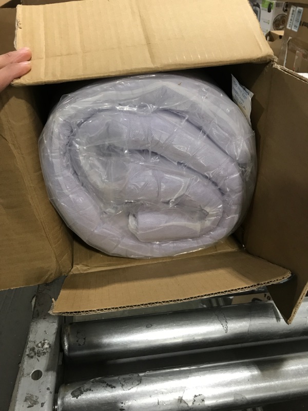 Photo 3 of Lucid 2 Inch Mattress Topper Queen – Memory Foam Mattress Topper Queen – 5 Zone Lavender Infusion – CertiPur Certified Foam – Dorm Room Essentials Lavender Queen 2 Inch Topper Only