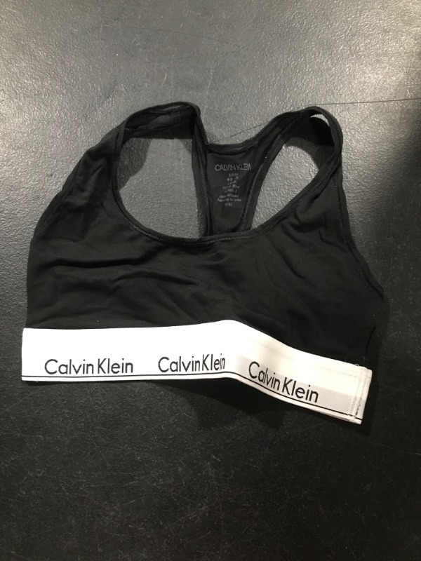 Photo 2 of Calvin Klein Women's Modern Cotton Unlined Wireless Bralette size Small
