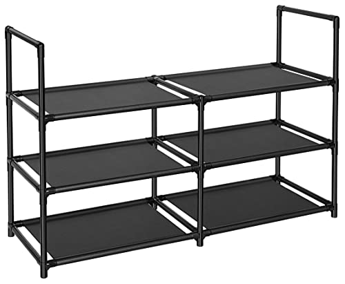 Photo 1 of 3 Tiers Shoe Rack 12-15 Pairs Sturdy Shoe Shelf