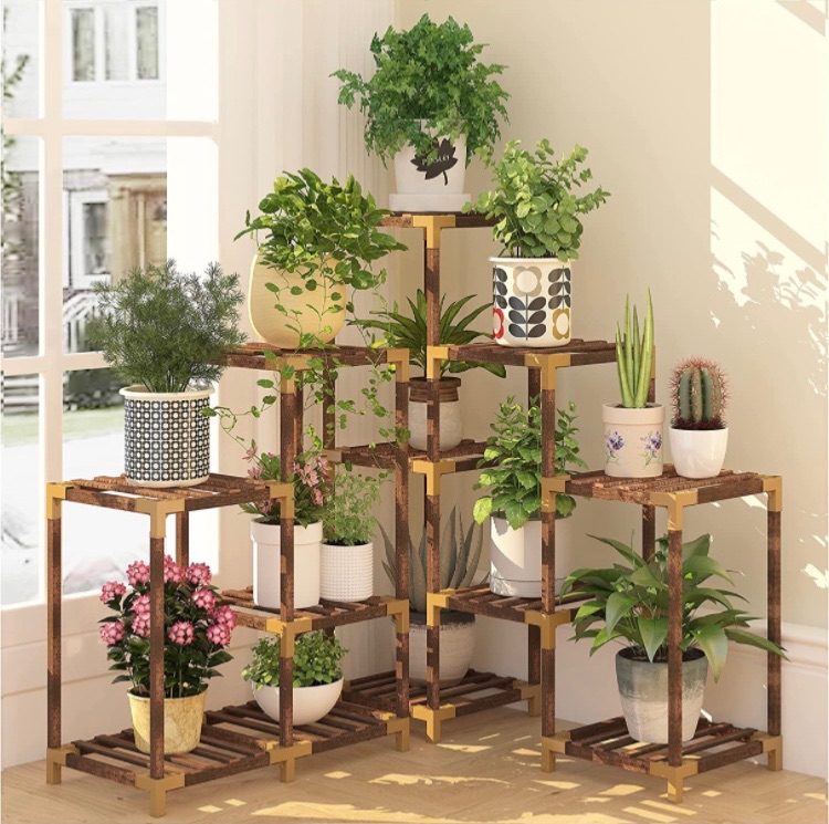 Photo 1 of  INDOOR /OUTDOOR 12 TIER CORNER PLANT SHELF